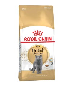Сухой корм для кошек British Shorthair с домашней птицей 2кг Royal canin