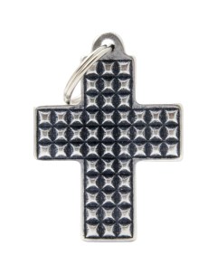 Медальон на ошейник Крест Стадс CR01CBOB адресник большой Nobrand