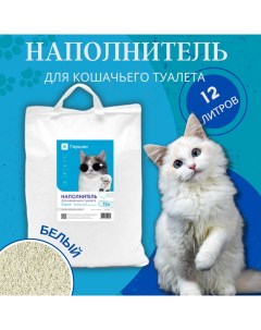 Наполнитель для кошачьего туалета соевый белый 12 л Вгоршок