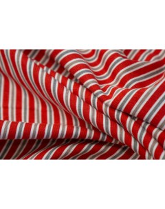 Ткань M02417 O трикотаж хлопковый в красную полоску 1 55м 155x148 см Unofabric