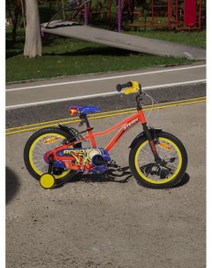 Велосипед для мальчиков Robot 16 2024 Оранжевый Stern