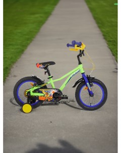 Велосипед для мальчиков Robot 14 2024 Зеленый Stern
