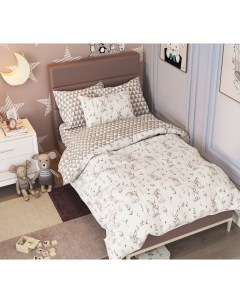 Постельное белье набор в детскую кроватку из поплина Viola