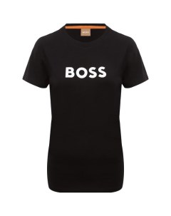 Хлопковая футболка Boss