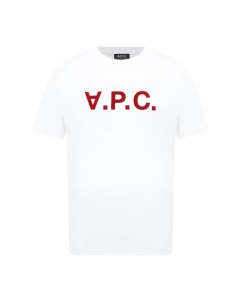 Хлопковая футболка A.p.c.