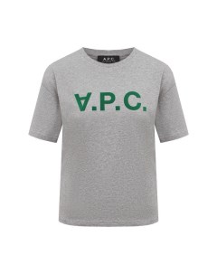 Хлопковая футболка A.p.c.