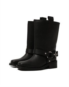 Комбинированные ботинки Ganni