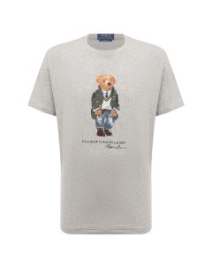Хлопковая футболка Polo ralph lauren