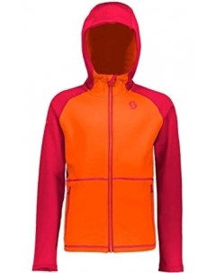 Блузон флисовый Hoody Jr Defined Tech Royal Red Moroccan Red Scott