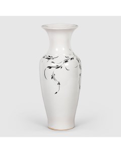 Керамическая ваза Porc ceramic Наташа с росписью 35х14 см Porc-сeramic