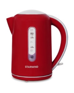 Чайник электрический SKG1021 красный серый Starwind