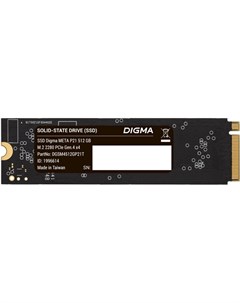 Накопитель SSD M 2 2280 DGSM4512GP21T 4 PCIe 4 0 Meta P21 Digma