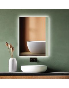 Зеркало для ванной Монреаль DSMR6080 с подсветкой сенсорное с подогревом 60x80 см Без бренда
