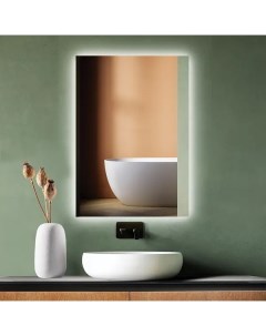 Зеркало для ванной Монреаль DSMR6095 с подсветкой сенсорное с подогревом 60x95 см Без бренда