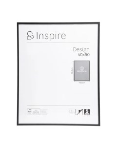 Рамка Design 40x50 см цвет черный Inspire