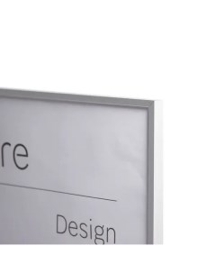 Рамка Design 40x50 см цвет серебро Inspire