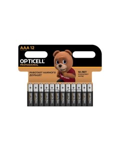 Батарейка алкалиновая Opticell Professional AAA 12 шт Без бренда