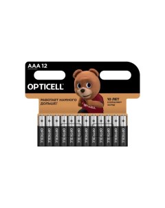 Батарейка алкалиновая Opticell Basic AAA 12 шт Без бренда