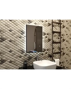 Зеркало для ванной Murano Black с подсветкой 50x70 см Без бренда