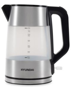 Чайник электрический HYK P4026 2200 Вт чёрный 1 9 л пластик Hyundai