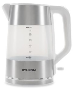 Чайник электрический HYK P4025 2200 Вт белый 1 9 л пластик Hyundai