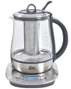 Чайник заварочный Tea Kettle Digital 1400 Вт прозрачный 1 2 л металл стекло Solis