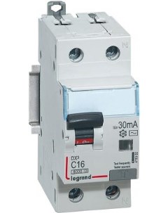 Выключатель дифференциального тока DX3 1П Н C16А 30MA AC 411002 Legrand