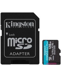 Карта памяти Micro SecureDigital 128Gb Canvas Go Plus SDXC class 10 UHS I U3 V30 A2 SDCG3 128GB SD а Kingston