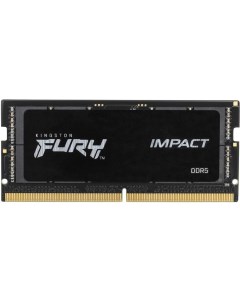 Модуль памяти SO DIMM DDR5 16Gb PC32000 4800Mhz Fury Impact KF548S38IB 16 Kingston