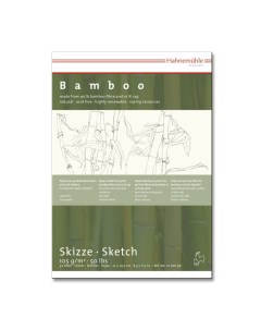 Альбом склейка для набросков Hahnemuhle Bamboo А4 30 л 105 г Hahnemuhle fineart