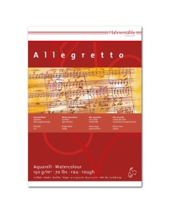 Альбом склейка для акварели Hahnemuhle Allegretto с з холст А3 10 л 150 г Hahnemuhle fineart