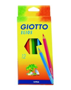 Набор карандашей цветных Giotto Elios 12 цв в картоне Fila