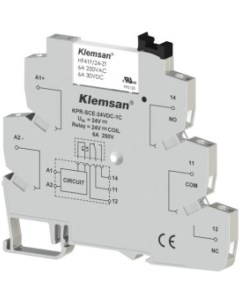 Колодка для интерфейсного реле Klemsan