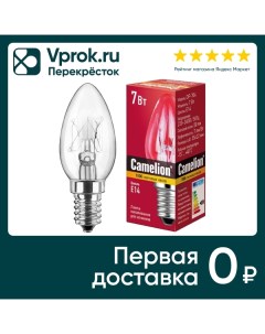 Лампа накаливания Camelion для ночников E14 7Вт Camelion battery