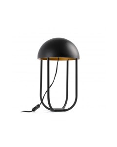 Настольная лампа Jellyfish черно золотая Faro