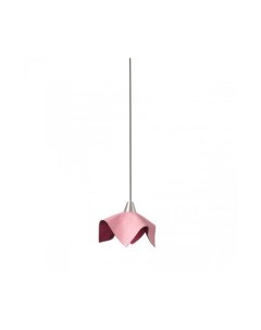 Подвесной кожаный светильник Fauna розовый Faro