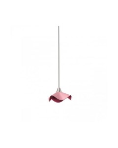 Подвесной кожаный светильник Helga розовый Faro
