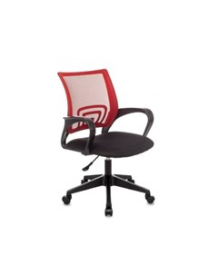 Кресло офисное ST Basic сетка ткань красный Topchairs