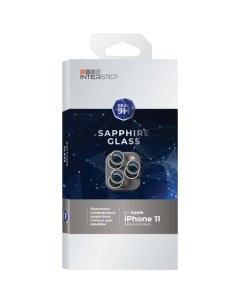 Защитное стекло для камеры для Apple iPhone 12 11 2 шт черный 75839 Interstep