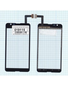 Сенсорное стекло тачскрин для Sony Xperia E4g E4g Dual черное Оем