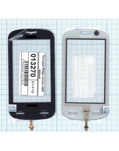 Сенсорное стекло тачскрин для Philips Xenium X800 черный Оем