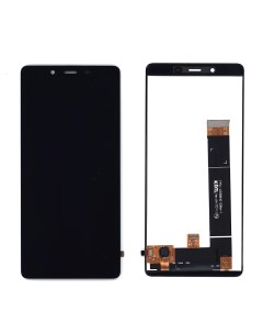 Дисплей с тачскрином для Nokia 1 Plus черный Оем