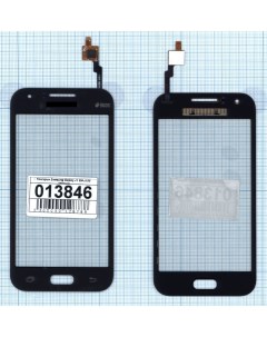 Сенсорное стекло тачскрин для Samsung Galaxy J1 SM J100 черный Оем