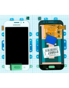 Дисплей с тачскрином для Samsung Galaxy J1 Ace SM J110H белый Оем