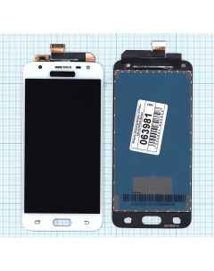 Дисплей с тачскрином для Samsung Galaxy J5 Prime SM G570F DS белый Оем
