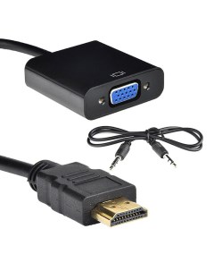 Переходник HDMI VGA AUX кабель черный PB1136 Penny blossom