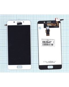 Дисплей с тачскрином для Asus ZenFone 3s Max ZC521TL белый Оем