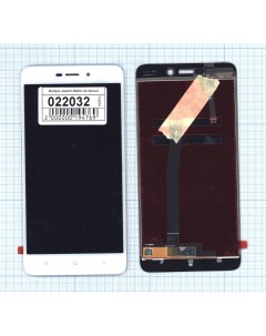 Дисплей с тачскрином для Xiaomi Redmi 4A белый Оем