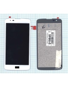 Дисплей с тачскрином для LG K7 X210DS белый Оем