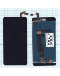 Дисплей с тачскрином для Xiaomi Redmi Note 4X черный Оем